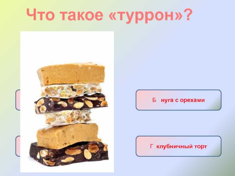 Что такое нуга для тортов