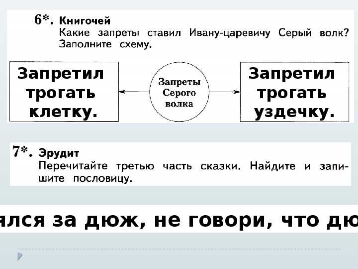 Методический анализ сказки «иван-царевич и серый волк»