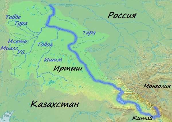 Река иртыш на карте - Топ 10 крупных городов расположенных на реке Иртыш Взял и 