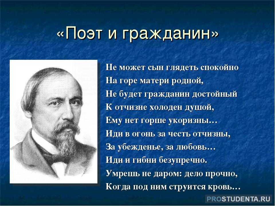 Николай алексеевич некрасов. «поэт и гражданин» . обсуждение на liveinternet