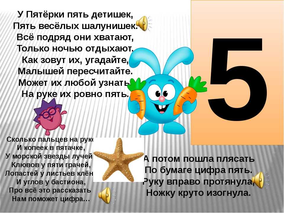 Проект числа 5 для 5 класса