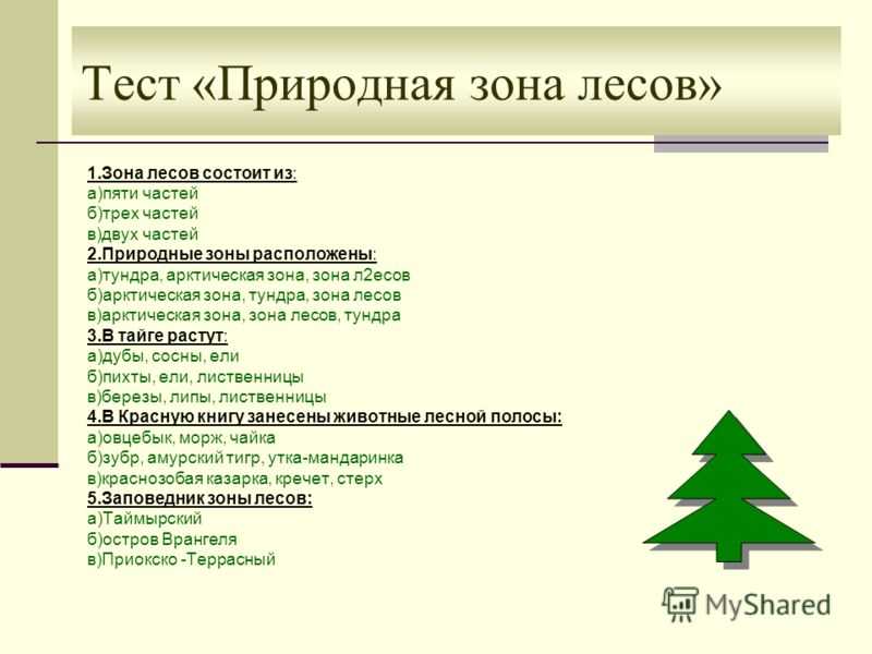 Тест лесные зоны россии. Природные зоны тест. Лесные зоны тест. Тест природная зона лесов.